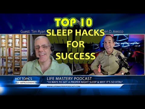 10 Best Sleep Hacks to Improve Your Life! Life Mastery Podcast