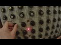 Ems synthi100 extremely rare 70s  vintage modular  in action