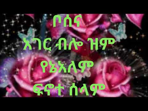 ቦሰና አገር ብሎ ዝም የኔአለም ፍኖተ ሰላም New Ethiopia Music