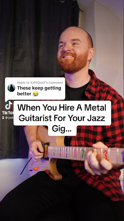 When You Hire A METAL Guitarist For Your Jazz Gig…