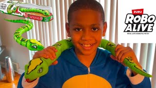 Robo Alive King Python Snake | Zuru Robo Alive #RoboAlive #ToyReview