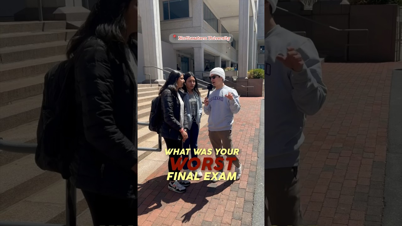 Asking NU students about their final exams 📚