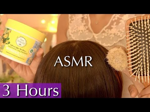[ASMR] 3 Hours of Satisfying Scalp Care for Stress Relief | No Talking
