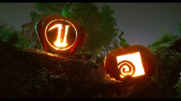 Spooky Unreal Engine 5 & Houdini Scene - Haunting Visual Effects for Halloween!