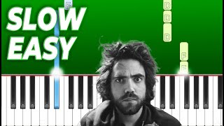 Patrick Watson - Je te laisserai des mots - Slow Easy Piano Tutorial