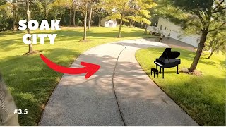 Professional Driveway Sealcoating #3.5 'Soak City' in REAL TIME (16:17)
