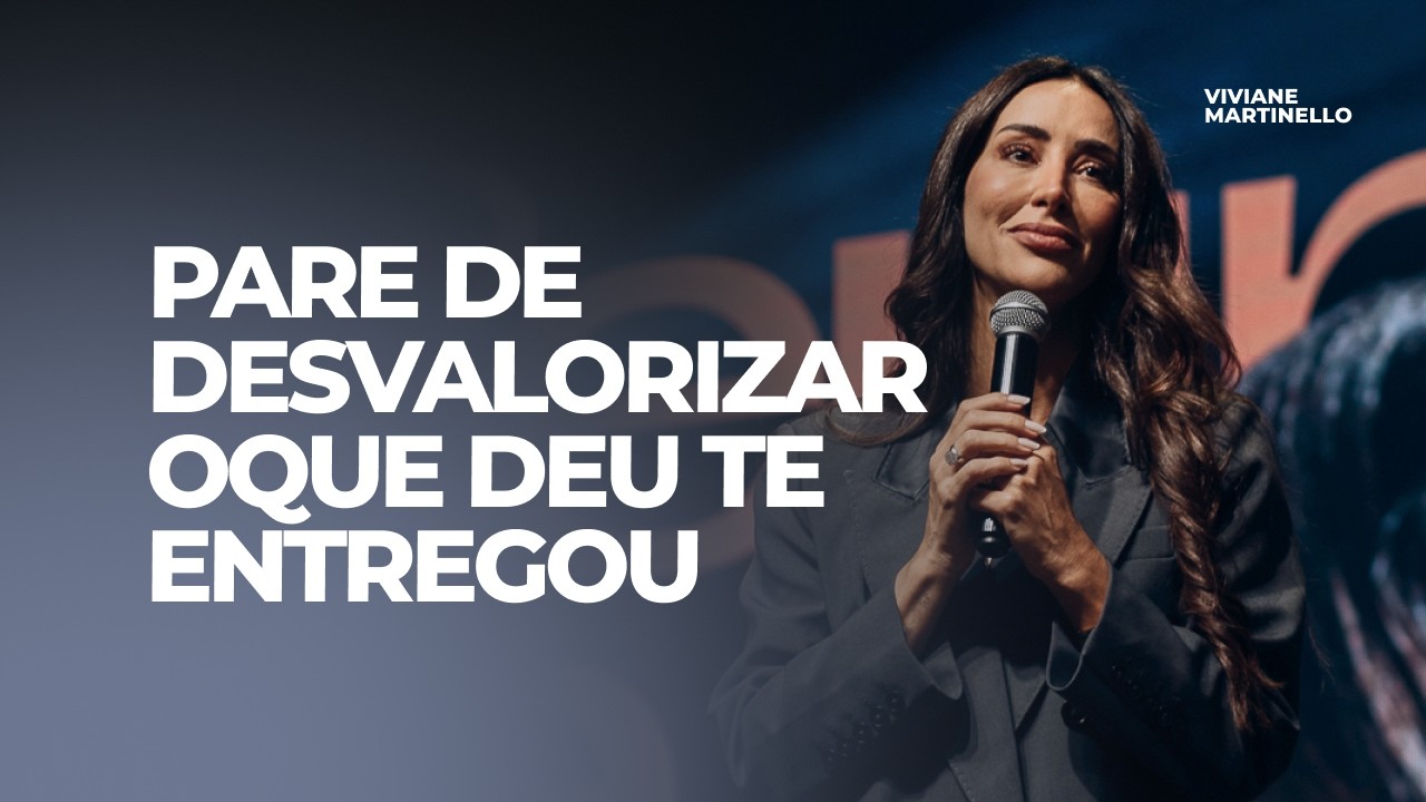 Preservar o que Deus nos dá significa não negociar valores | Pra. Viviane Martinello