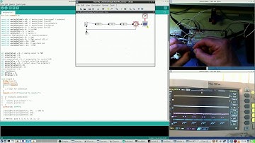 Arduino Yun episode 41 : Oscilloscope, potmeter, motor, Scilab, gEDA, RC circuit