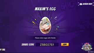 Maxim Egg Free Fire