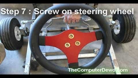 How to build a go kart : Part 3 : Steering