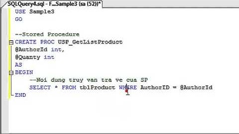 QSL2008r2Tự học SQL Server 2008 bài 6   Stored Procedure  FLV