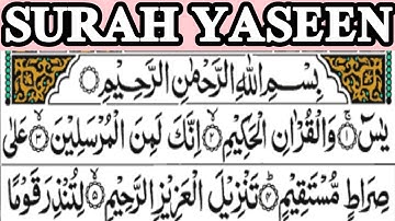 Surah Yaseen | Arabic & English | Beautiful Quran Reading|سورة يس