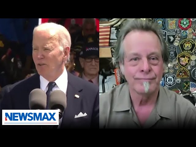 Ted Nugent cuts up 'bad guy' Biden's politicized D-Day speech class=