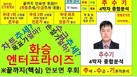 화승엔터프라이즈(241590)향후주가전망및4박자종합분석 추수기(추수)전문가