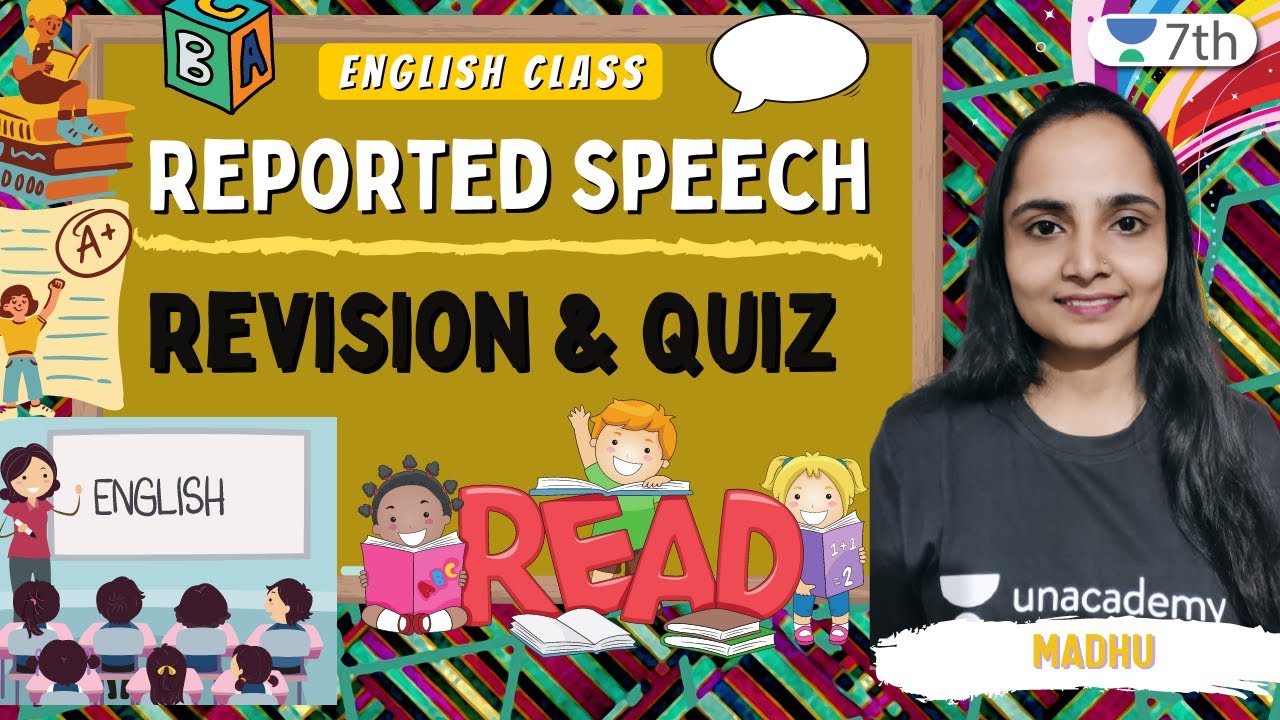 reported speech quiz for class 7