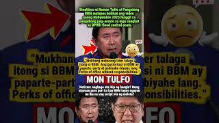 Mahinang Lider Banat Ni Mon Tulfo Kay Bbm