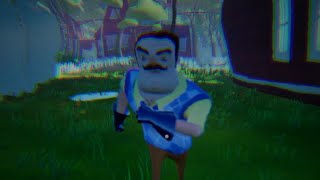 RUNNING AWAY FROM MY UNDERWATER NEIGHBOR GONE WRONG - Hello Neighbor Mod