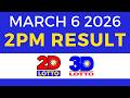 2pm Lotto Result Today March 6 2026 2D 3D Lotto