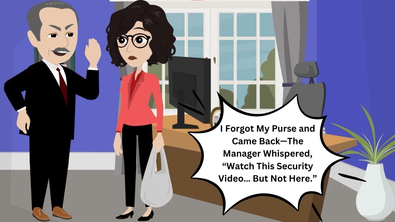 I Forgot My Purse and Came Back—The Manager Whispered, “Watch This Security Video… But Not Here ”