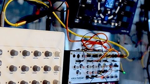Volca modular NDLR  and MicroMonsta // Rhythmic granual chaos // short jam