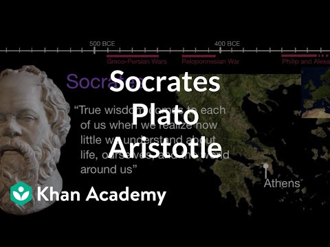 Socrates Plato Aristotle | World History | Khan Academy