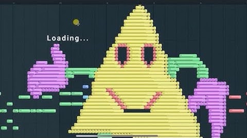 Dancing Triangle midi art or is it