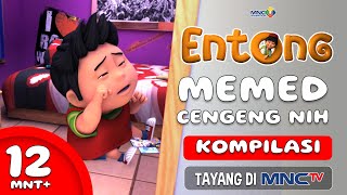 KESERUAN ANIMASI ENTONG - MEMED CENGENG NIH | KOMPILASI 12  MENIT