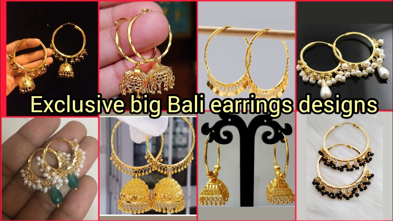 The Silver Chand Bali Earrings-gold plated traditional Indian Jewelry — KO  Jewellery