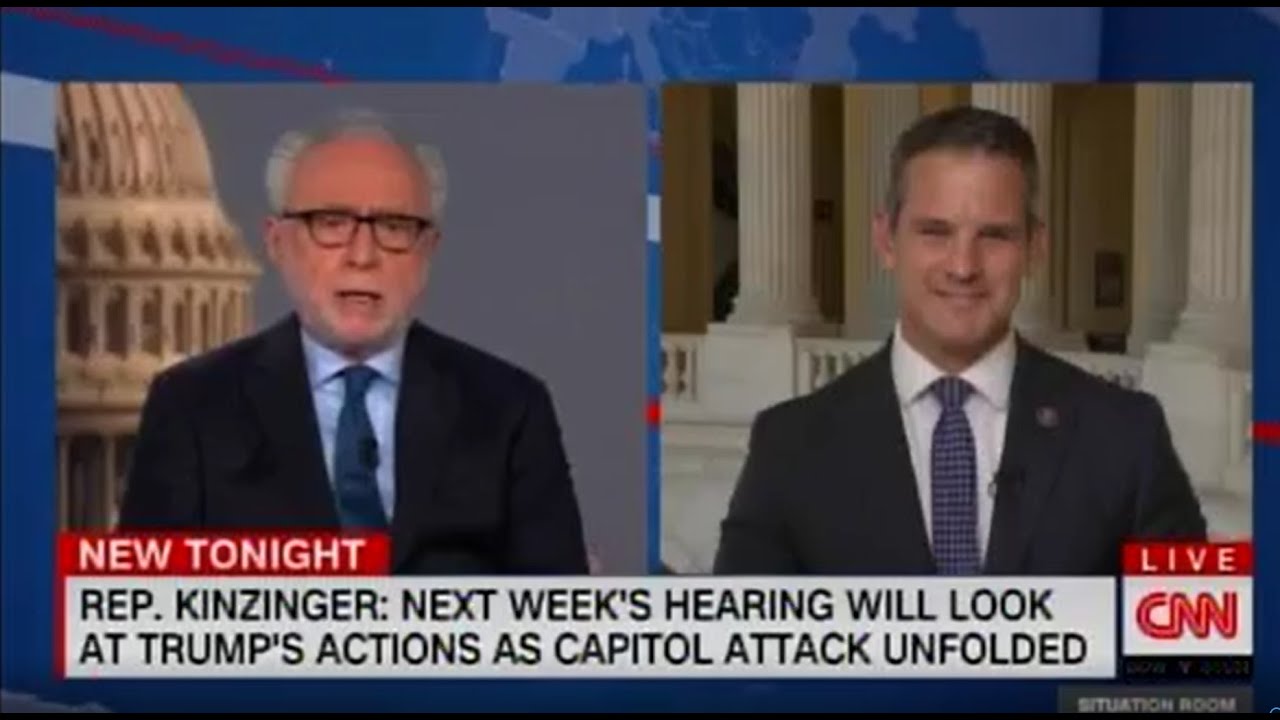 Rep. Kinzinger on CNN: The January 6th Committee, Pat Cipollone Testimony, and Postponed Hearing