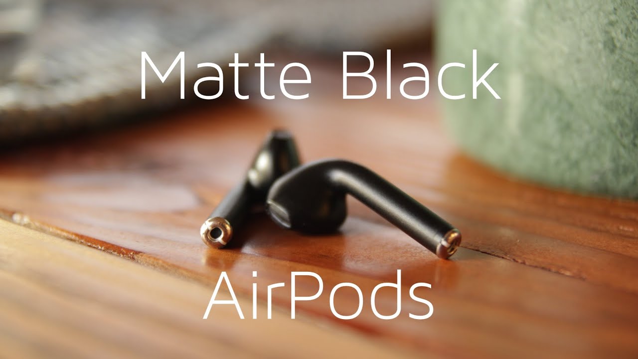 DIY Matte Black Airpods | A tutorial (feat. tape sounds)
