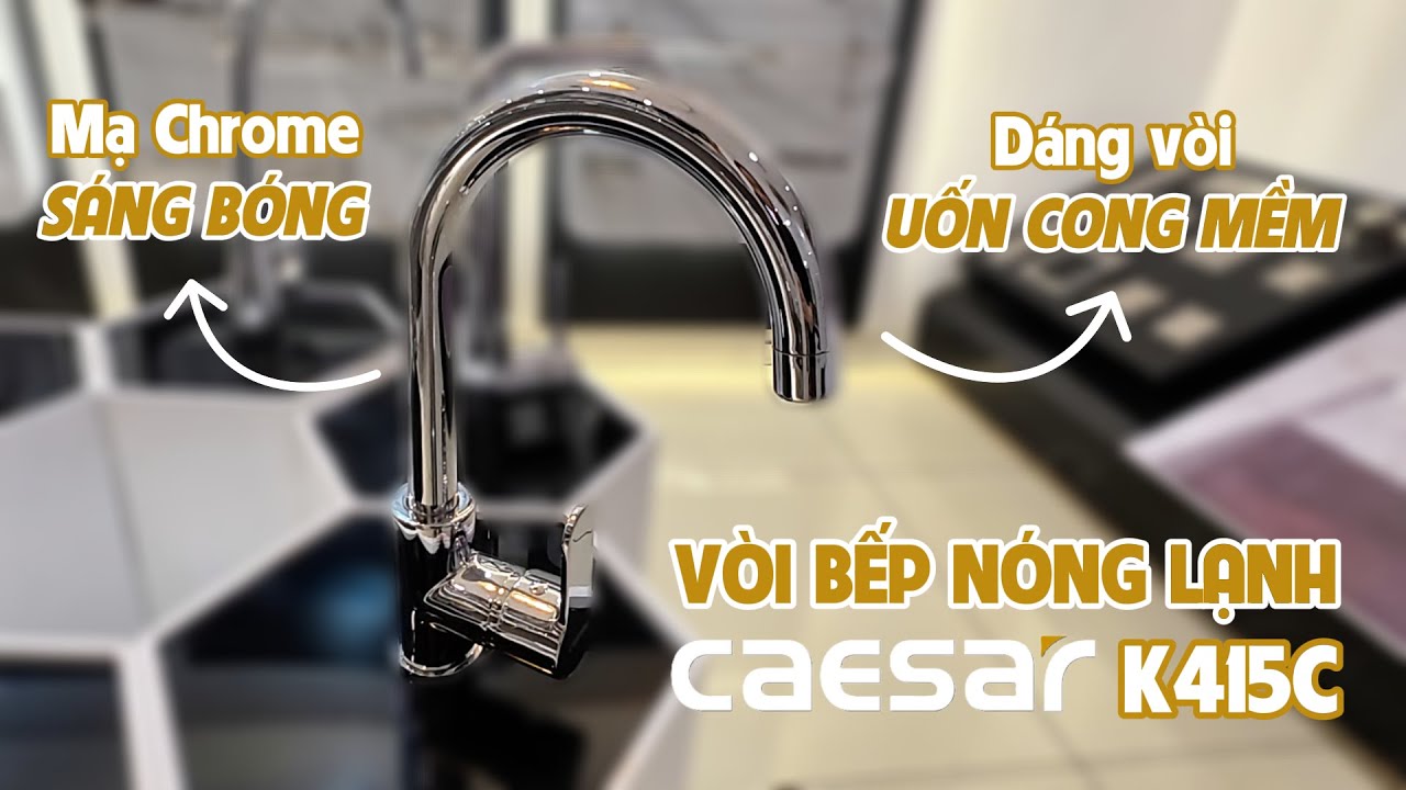 Vòi bếp nóng lạnh Caesar K415C