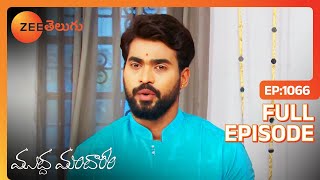 Muddha Mandaram - Full Ep 1066 - Akhilandeshwari, Parvathi, Deva, Abhi - Zee Telugu