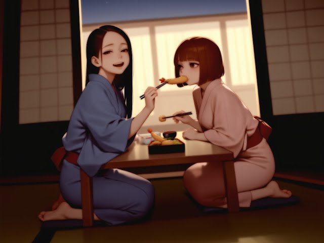 [ASMR] Ryokan meals [foley]