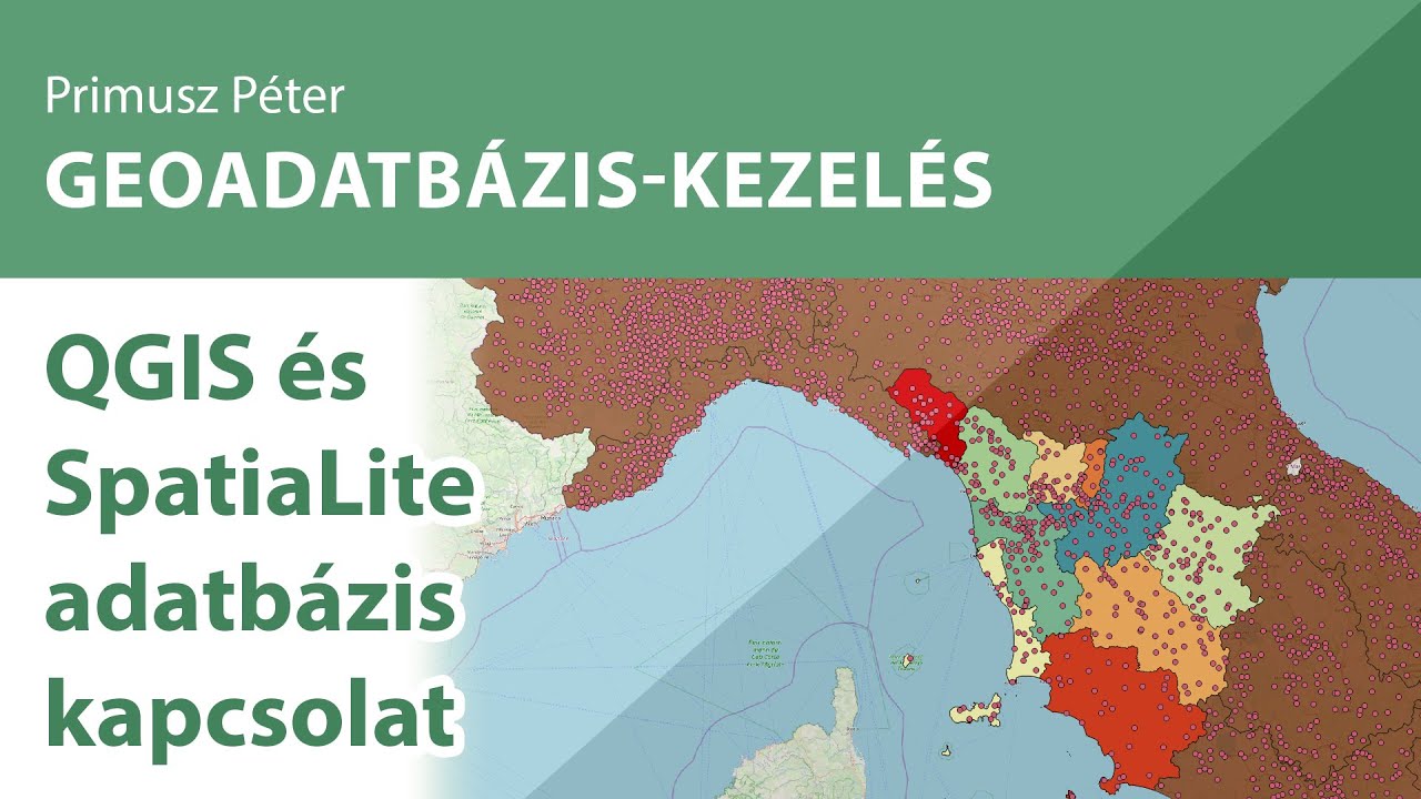 QGIS és SpatiaLite adatbázis kapcsolat - YouTube