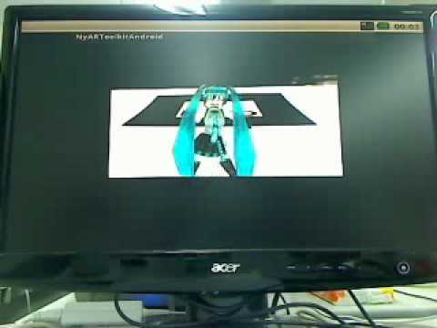 NyMMD + NyARToolkit on Android eclair with Beagleboard