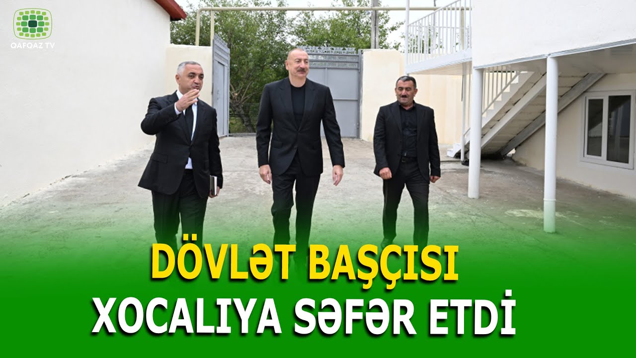 PREZİDENT İLHAM ƏLİYEV XOCALI RAYONUNUN SEYİDBƏYLİ KƏNDİNDƏ OLDU