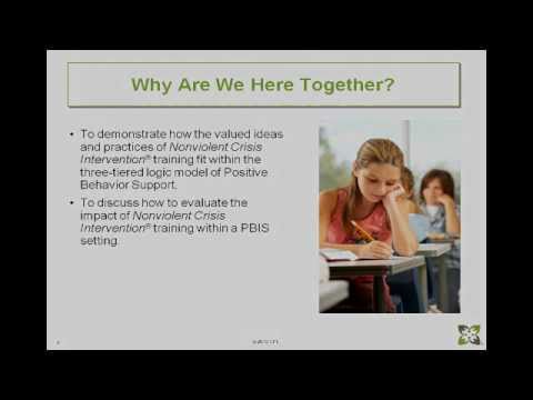 Positive Connections: CPI and Positive Behavior Support (PBIS)