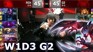 ROX vs G2 - Week 1 Day 3 | Group A LoL S6 World Championship 2016 W1D3 | Rox Tigers vs G2 eSports