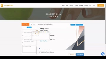 How to Design Your First Digital Business Card (L-Card app) - Tutorial