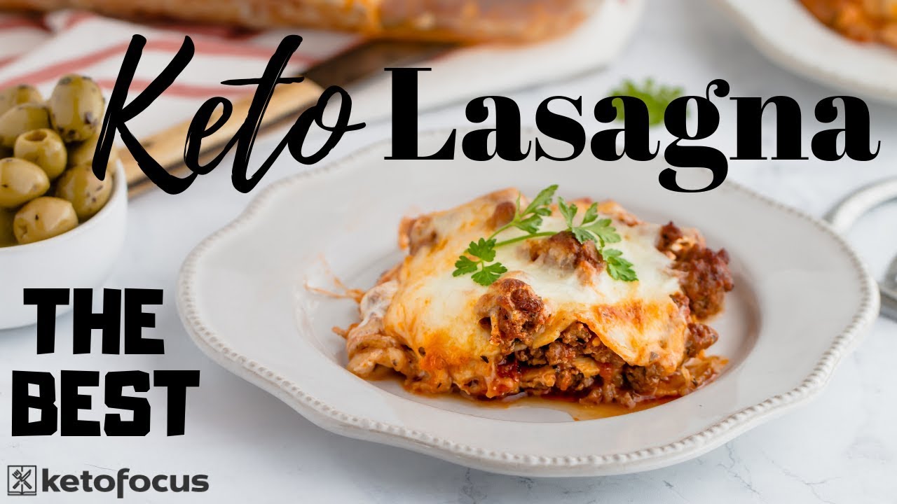 EASY KETO LASAGNA RECIPE | No Zucchini Involved!! | EASY KETO DINNER RECIPE  - YouTube