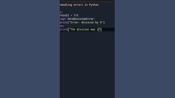 🧠 Python Error Handling Made Easy: try, except, else, finally Explained!