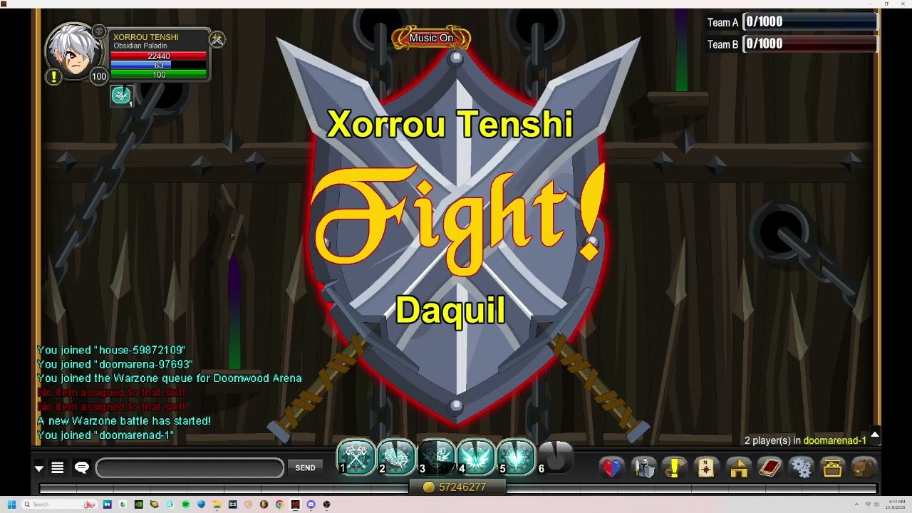 potion vs no potion aqw pvp part 2