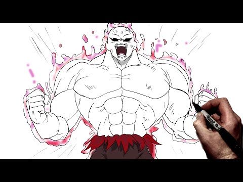 How To Draw Jiren Full Power Step By Step Dragon Ball 