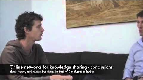 Online communities for knowledge sharing - conclusions