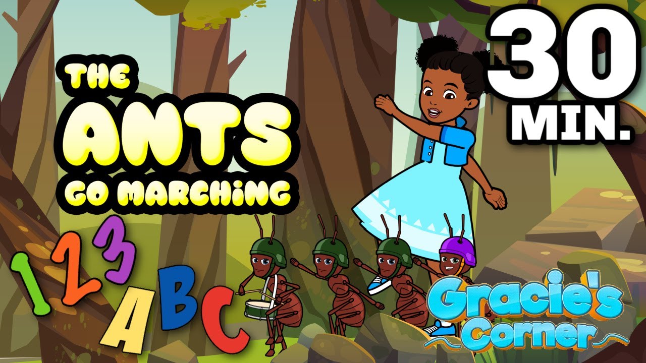 The Ants Go Marching + More Kids Songs and Nursery Rhymes | Gracie's Corner Compilation The Ants Go Marching + More Kids Songs and Nursery Rhymes | Gracie's Corner Compilation
