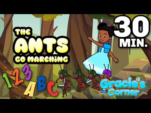 The Ants Go Marching + More Kids Songs and Nursery Rhymes | Gracie's Corner Compilation class=
