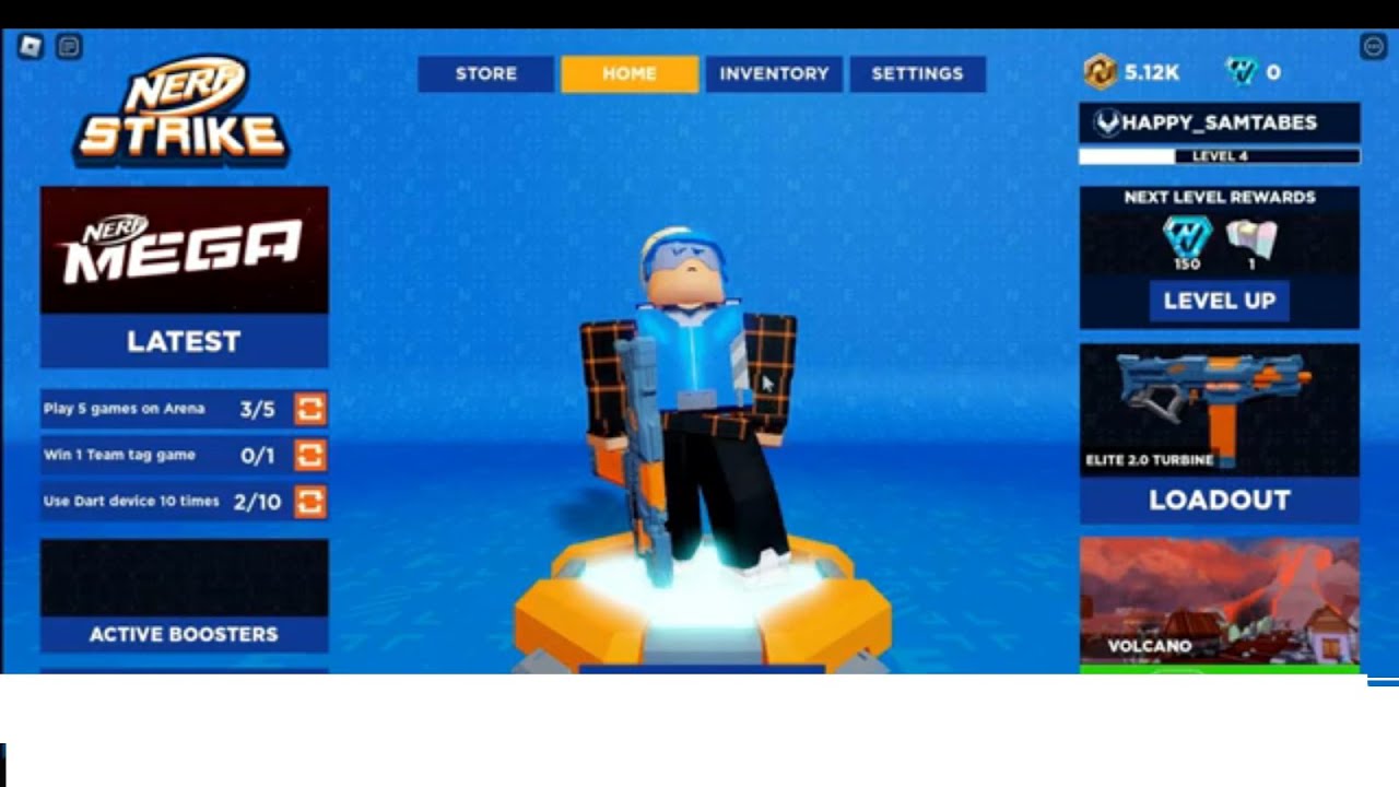 TRYING TO GET NEW BLASTER ( Nerf Strike Roblox)