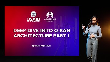 Deep Dive into O RAN Architecture Part 1 11.12.2022