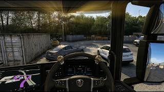 4K Realistic Ultra Graphics v1.59 SCANIA | Euro Truck Simulator 2 Snowymoon Mod Full Gameplay