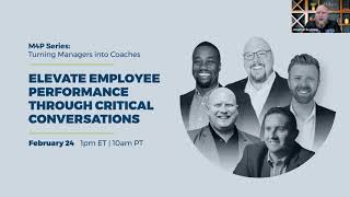 Manage 4 Performance Workshop: Elevate Employee Performance Through Critical Conversations